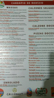 Pepperoni Pizzas E Massas menu