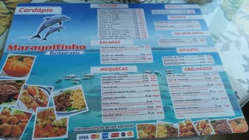 Maragolfinho menu
