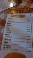 Kentynhos Lanches menu