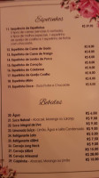 Canello Fondue A La Carte menu