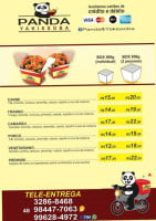 Panda Yakisoba &lanches menu