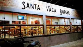 Santa Vaca Burger food