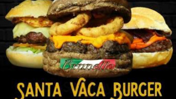 Santa Vaca Burger food