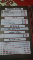 Kisabor Dona Francisca menu