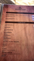 Harpazo menu