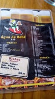 Água De Bebê menu