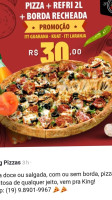 King Pizzas Delivery Pinhal food