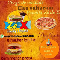 Zé Do X Lanches E Pizzaria food