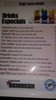 Alcázar Lounge menu