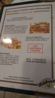 Cantina Zabot menu