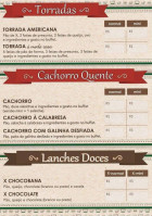 Lanches Da Gringa menu