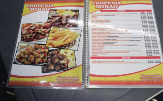 Choperia Mirão menu