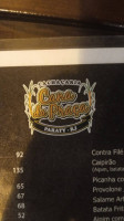 Cachaçaria Cana Da Praça menu