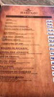 Harpazo menu
