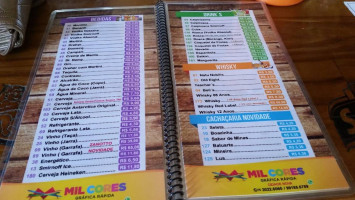 Água De Bebê menu