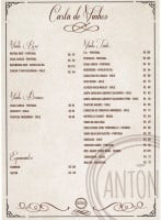 Antônio menu