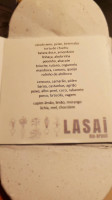 Lasai menu