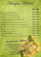 Cantina Itália menu