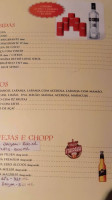 Pachá E Pizzaria menu