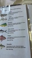 São Pedro menu