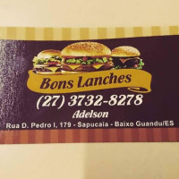 Bon's Lanches food