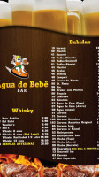 Água De Bebê menu