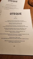 Oteque menu