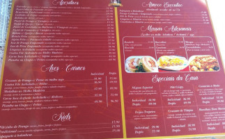 La Serenata menu