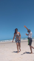 Caravelas Beach. Praia Morro Branco outside