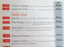 Galitos menu