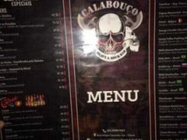 Calabouço Heavy e Rock Bar menu