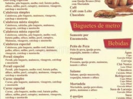 Pedrinho Hot Dog menu