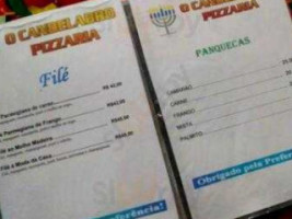 O Candelabro Pizzaria menu