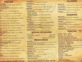 Ponto Certo Pizzas menu