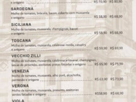 Pizzaria Vecchio Zilli Jaguariuna menu