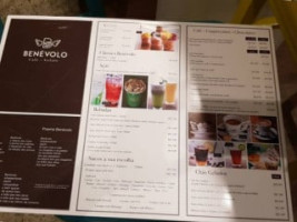 Benevolent Coffee And Gelato menu