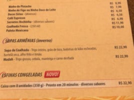 Dozza Vila São Francisco menu