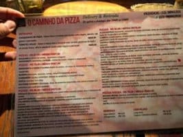 O Caminho Da Pizza menu