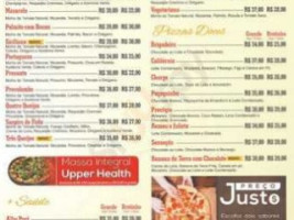 Pizza Upper menu