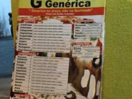 Pizzaria E Lanchonete Generica menu