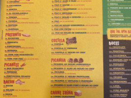 Di Nápoli menu