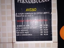 Tapiocaria Pernambucana/casa Nordestina menu