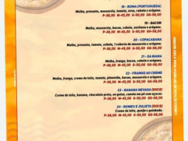 Pizzaria Minury Gourmet menu