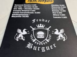 Feudal Burguer menu