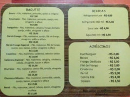 Zr Lanches menu