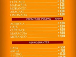 Império Burger menu