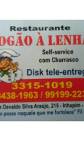 Fogao A Lenha menu