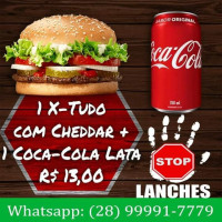 Stop Lanches menu