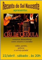Recanto Sol Nascente menu