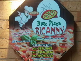 Ricanny Pizzaria menu